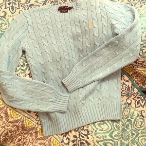 Ralph Lauren Cable Knit Sweater • Small